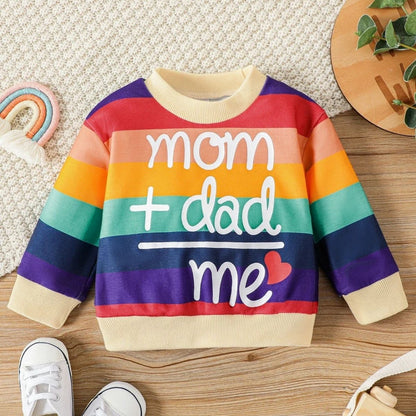 Rainbow Mom & Dad Love Sweater