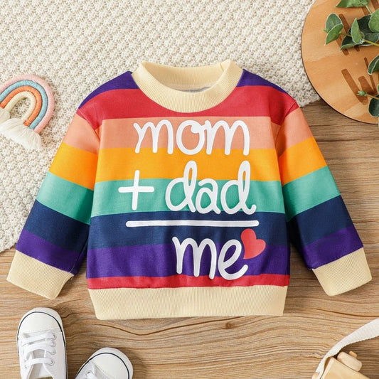 Rainbow Mom & Dad Love Sweater