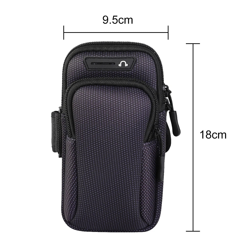 Arm Bag Sports Armband Phone Case Waterproof Cell Phone Running Armband Holder Fitness Cell Phone Bag Fit for Huawei Apple Phone