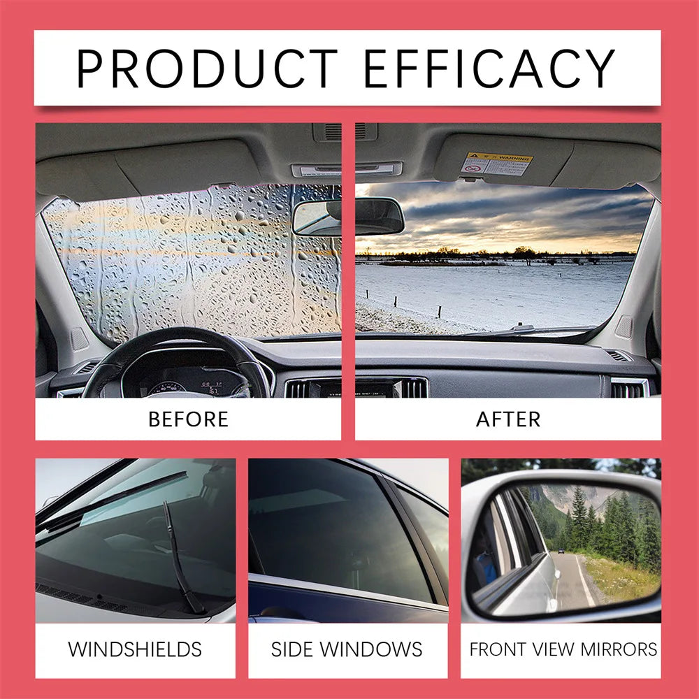 Car Glass Oil Film Remover, Cleaning Board, Hydrophobic Glass Coating, Windshield, Clear Window, Auto Detailing Tool