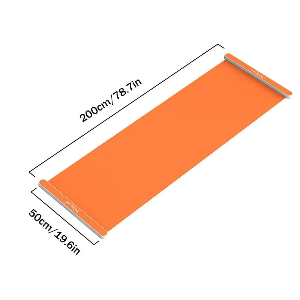 Sliding Board For Exercise 200x50cm Sliding Fitness Mat yoga Slide Mat For Home Gym Cardio Workout Equipment To Improve Balance