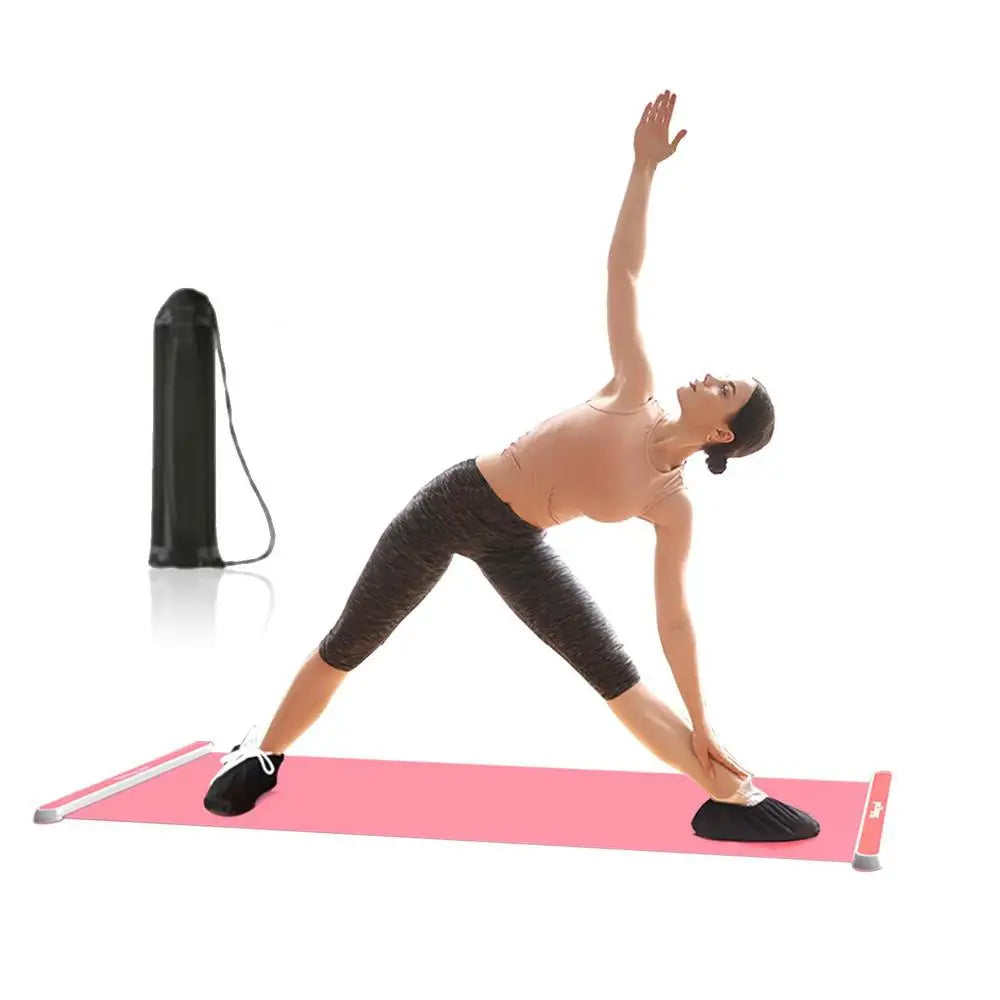 Sliding Board For Exercise 200x50cm Sliding Fitness Mat yoga Slide Mat For Home Gym Cardio Workout Equipment To Improve Balance